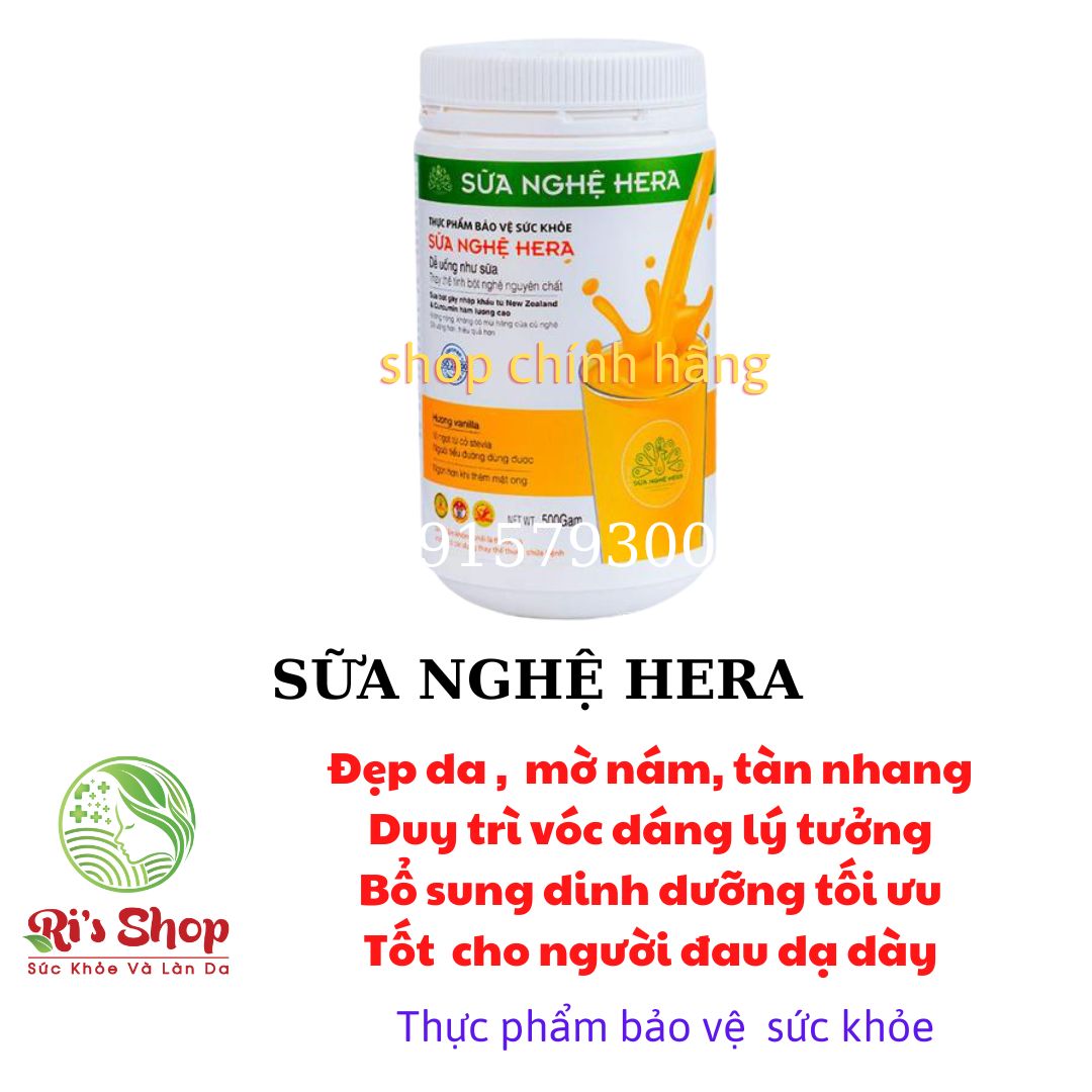 Sữa Nghệ Hera 500GR: Bổ sung dinh dưỡng, tăng sức đề kháng, mau lành vết thương , hỗ trợ tiêu hóa (Kèm Quà Tặng)