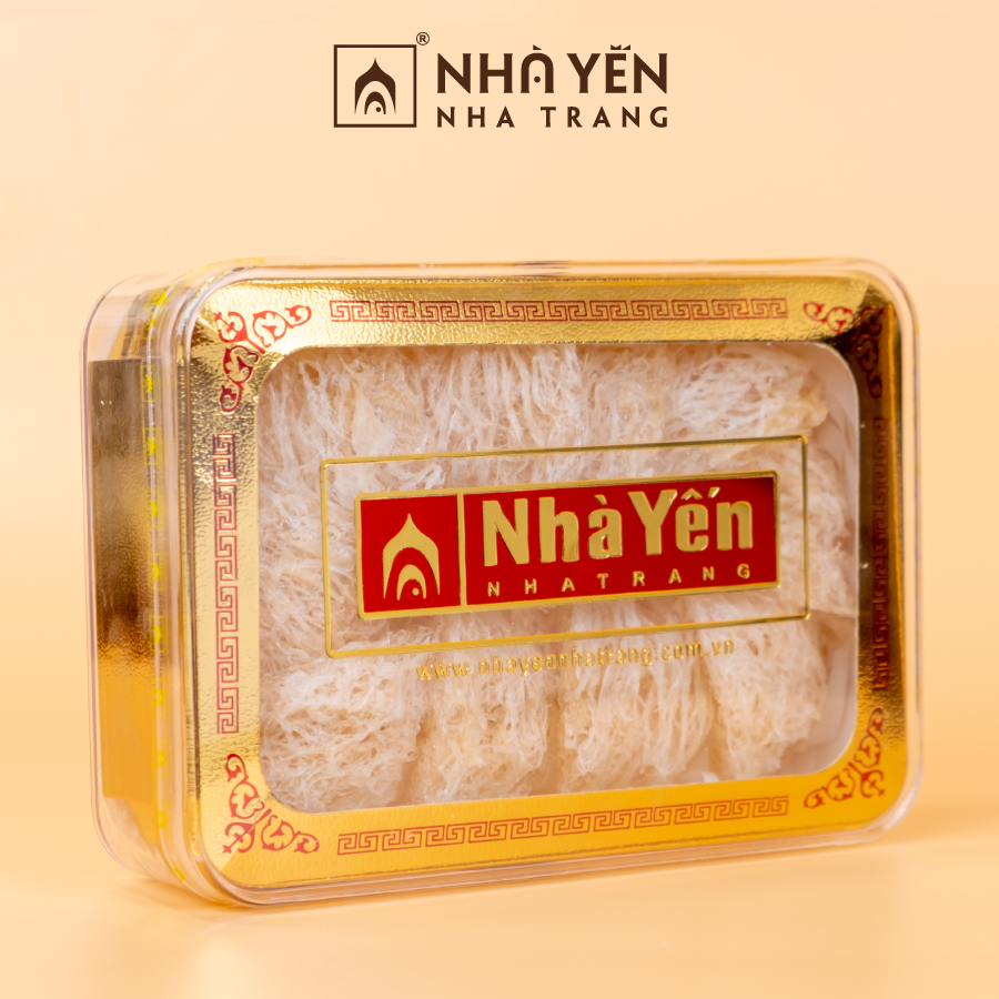 Tổ yến trắng tinh chế - Loại 4.4 - Nhà Yến Nha Trang - Hộp 100 gram - Tổ yến sào tinh chế - Tổ yến tinh chế  - Tổ yến nguyên chất