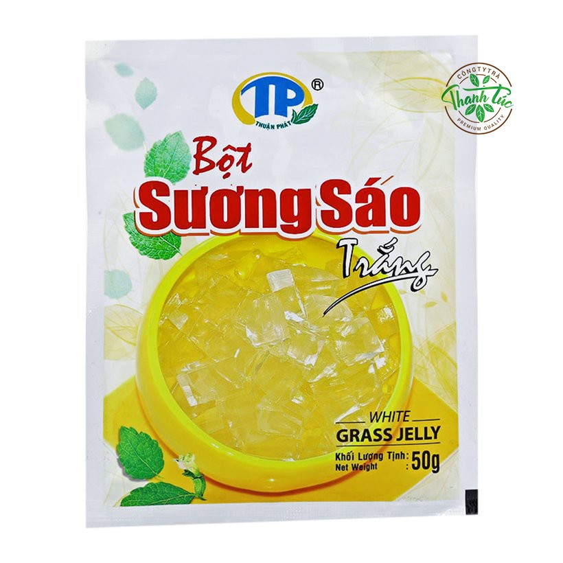 Bột Sương Sáo Trắng White Grass Jelly Thuận Phát Gói 50gr