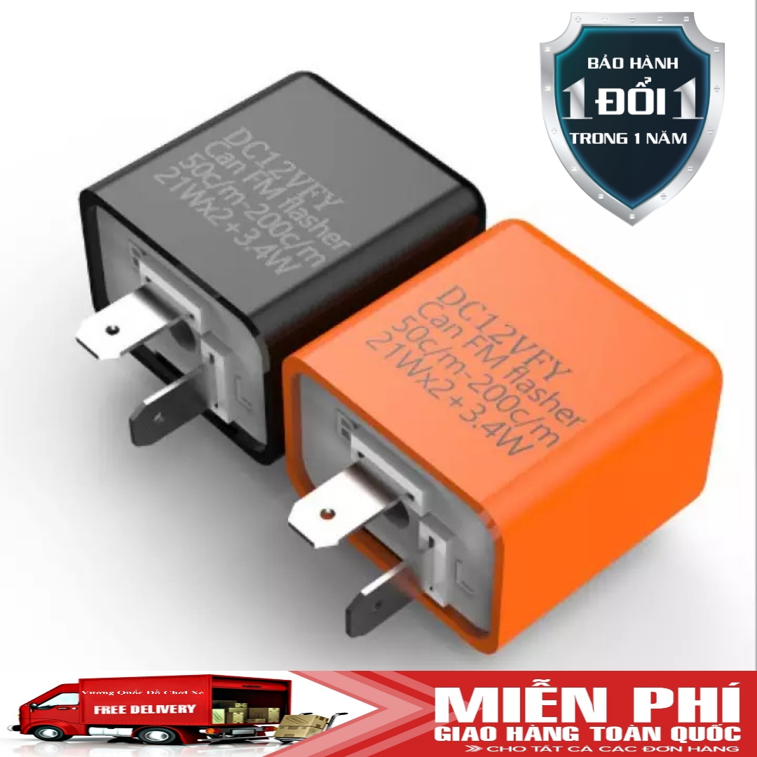 Cục chớp xi-nhan bóng led, rơ le chớp led có điều chỉnh nhanh chậm mẫu mới