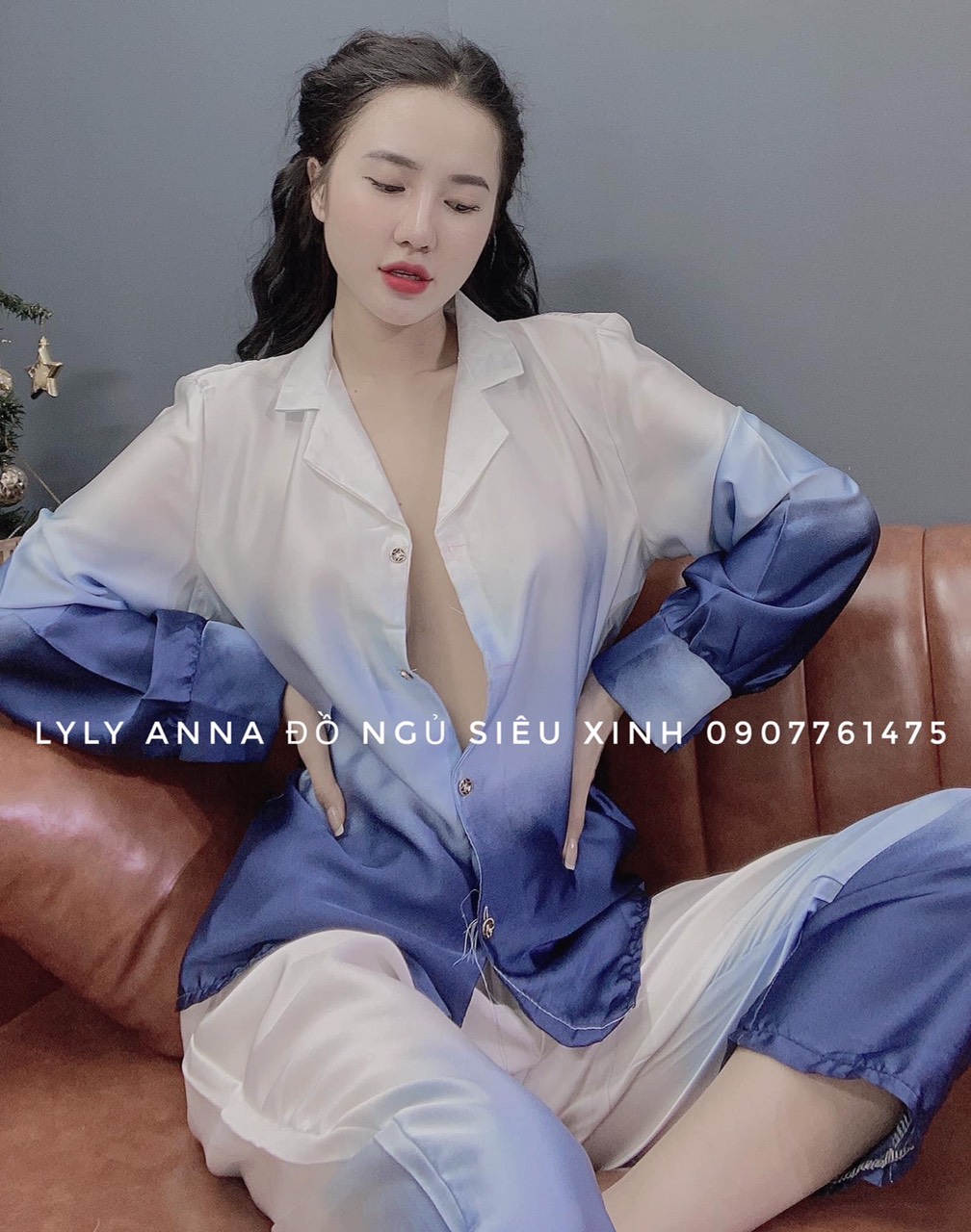Đồ ngủ pijama lụa cao cấp