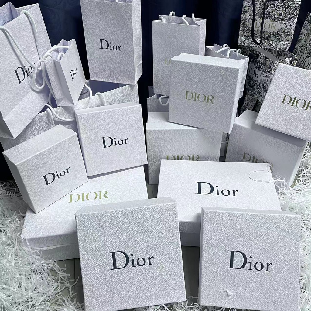 Bộ Túi Hộp Dior Trắng Full Set Đầy Đủ Hộp, Túi Xách, Phụ Kiện Đi Kèm - Chuẩn hãng