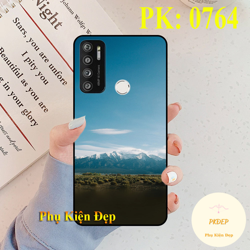 [HCM]Ốp lưng Vsmart Live 4 dẻo đen in hình phong cảnh đẹp