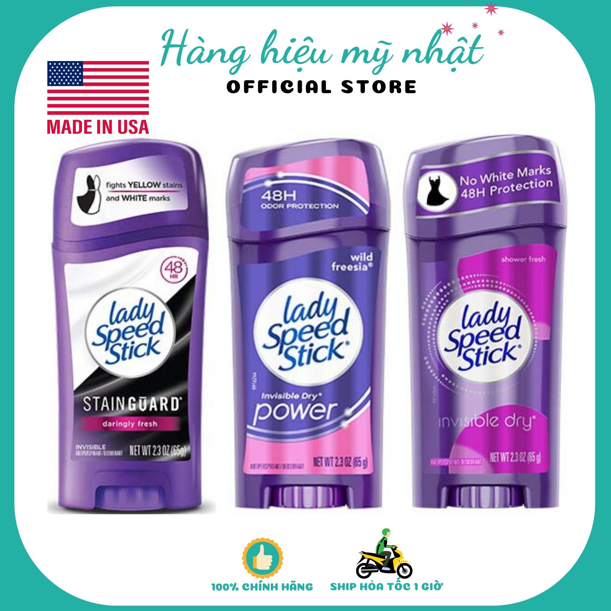 Lăn Khử Mùi Dạng Sáp Dành Cho Nữ Lady Speed Stick