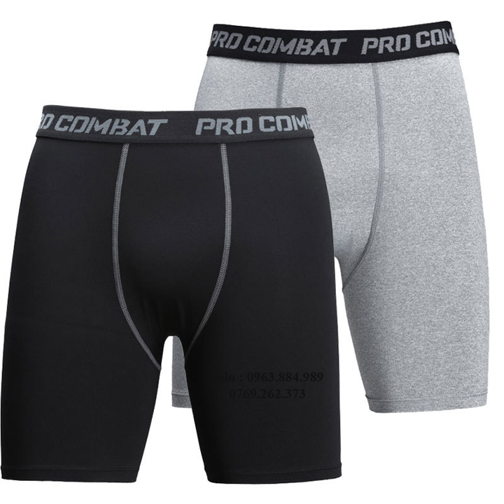 Cặp 2 quần giữ nhiệt dạng lửng tập gym, chơi thể thao GL.01 cho anh chị em chơi mọi môn thể thao, tập gym
