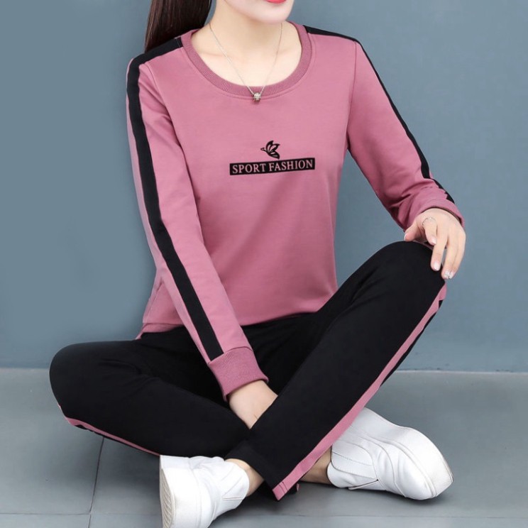 Set bộ thể thao thu đông nữ - Bồ quần áo nữ mặc nhà chất xleo