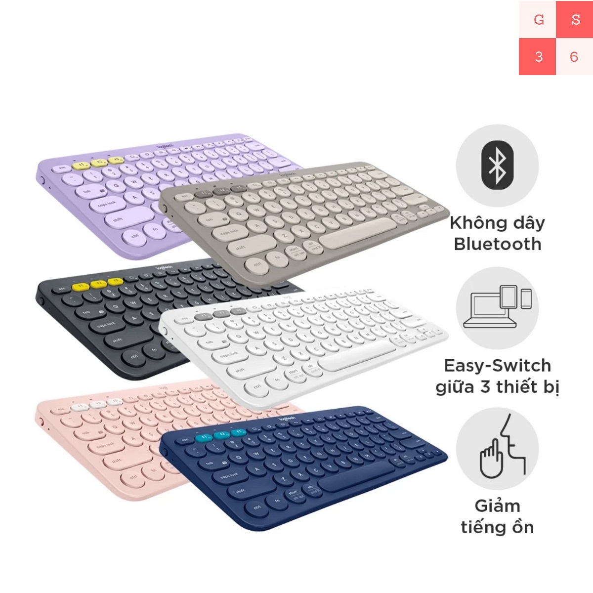 Bàn Phím Bluetooth Logitech K380 / K380s