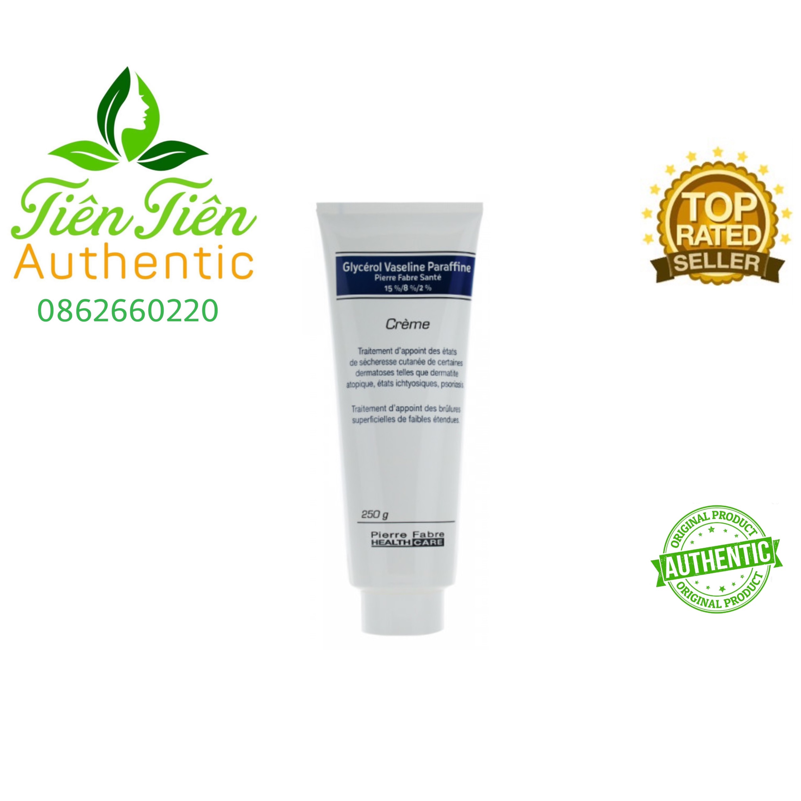 Pierre Fabre - Kem nẻ - chàm Dexeryl Pháp 250g