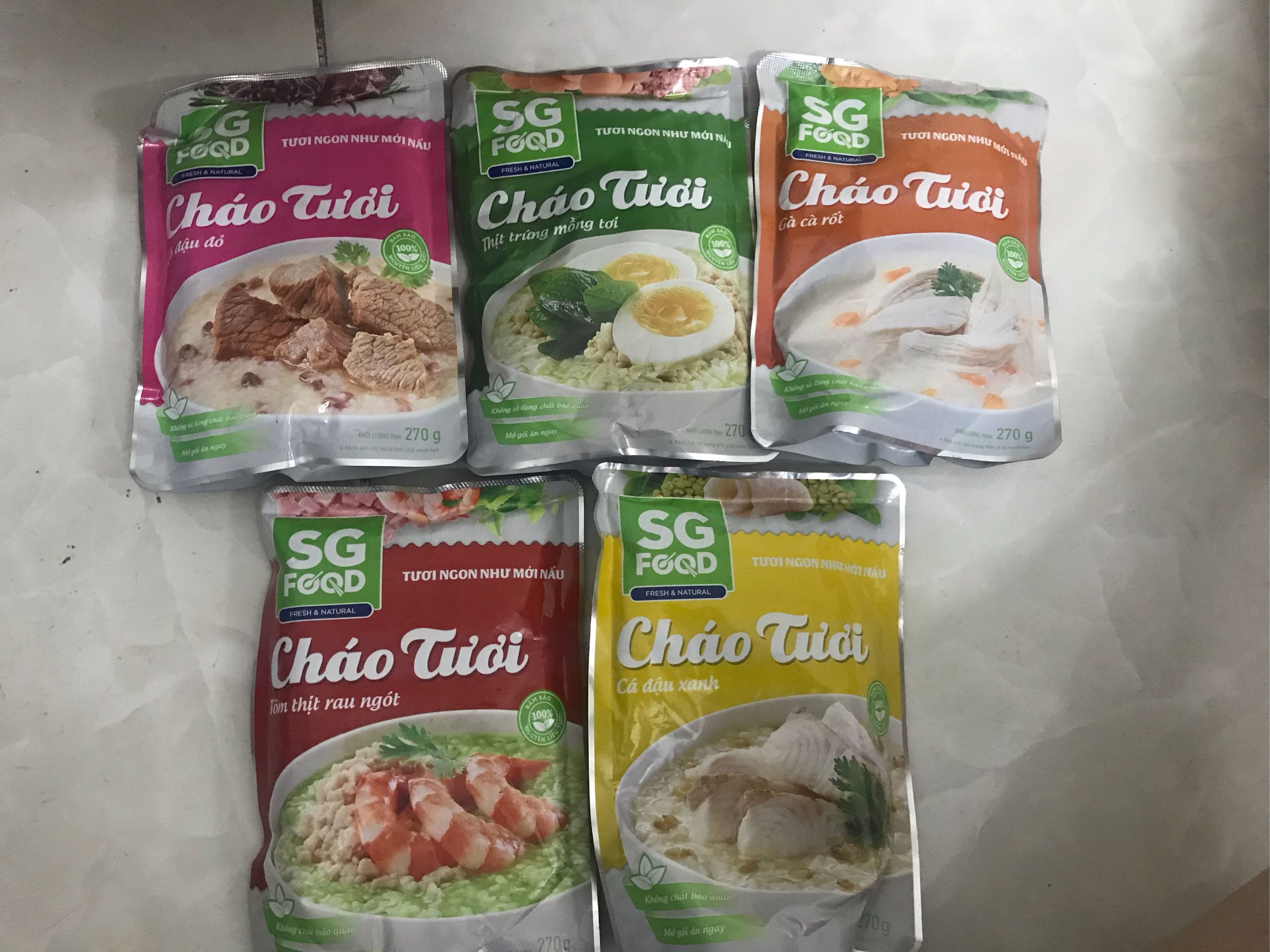 Cháo tươi Sài gòn Food 270g