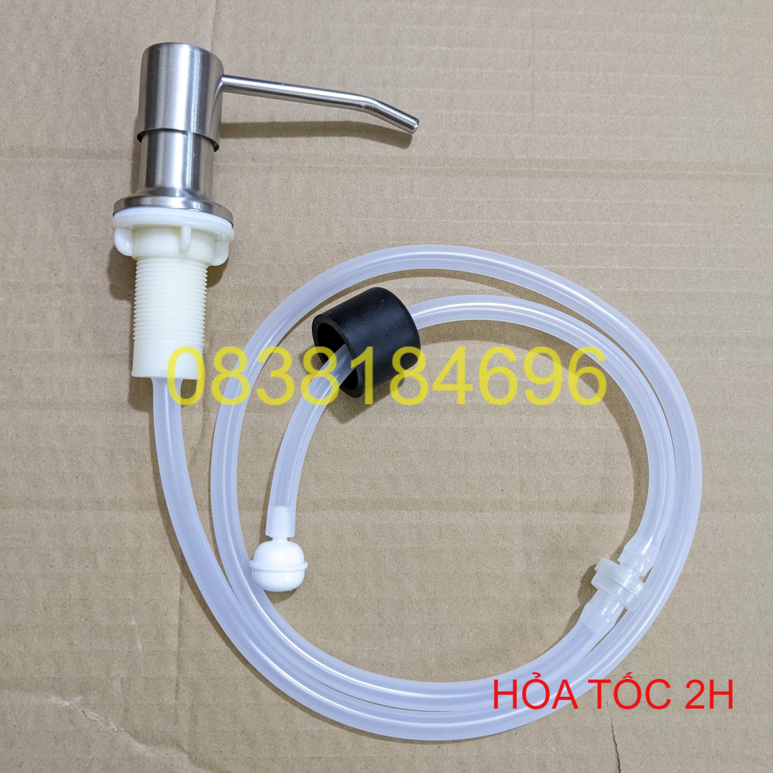 Bộ vòi xịt nối bình xà bông Vòi bơm nước rửa chén