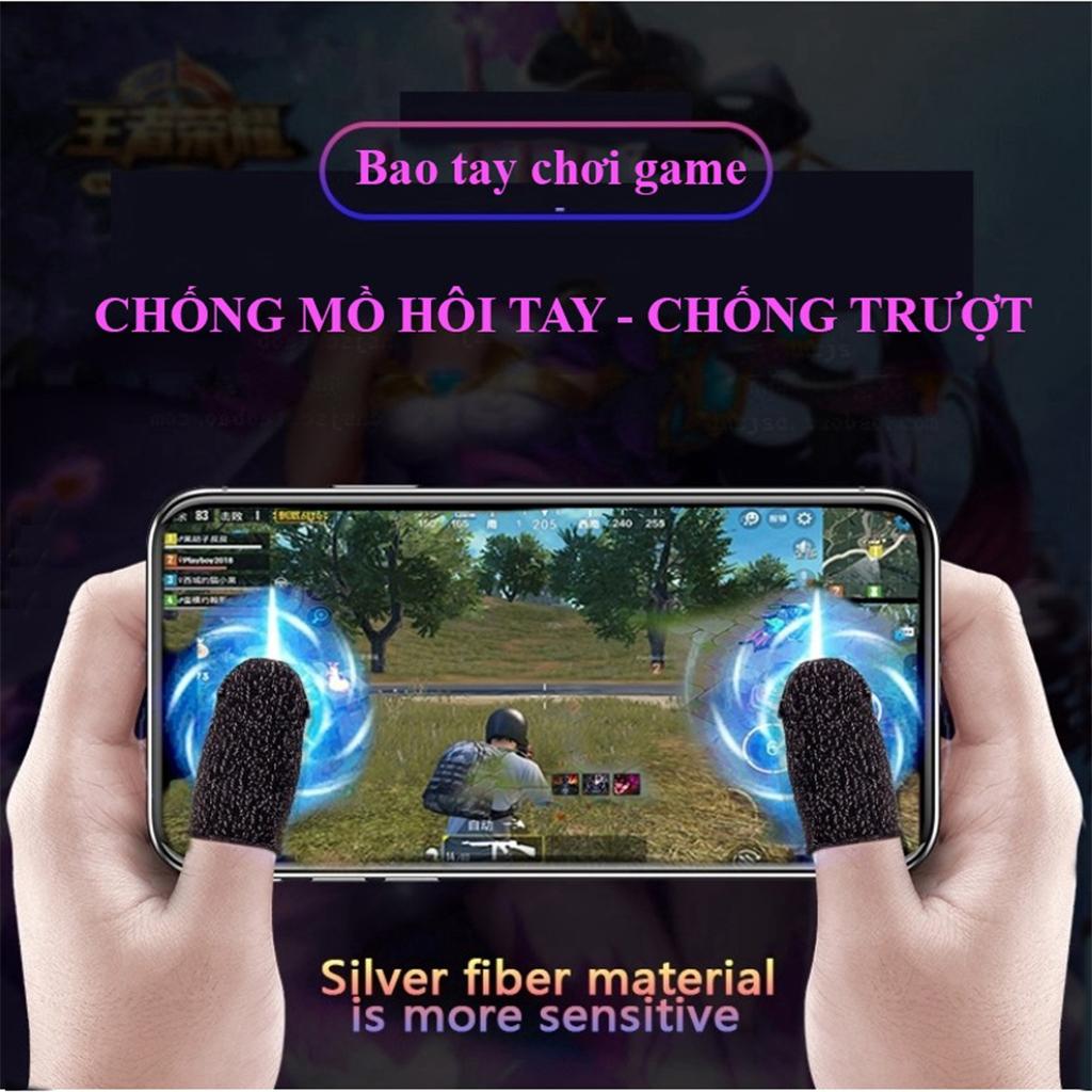 Bao Tay Chơi Game Gem Ff Liên Quân Pubg 2 Ngón Xịn Cao Cấp Giá Rẻ VikiHouse Chống Mồ Hôi Siêu Nhạy