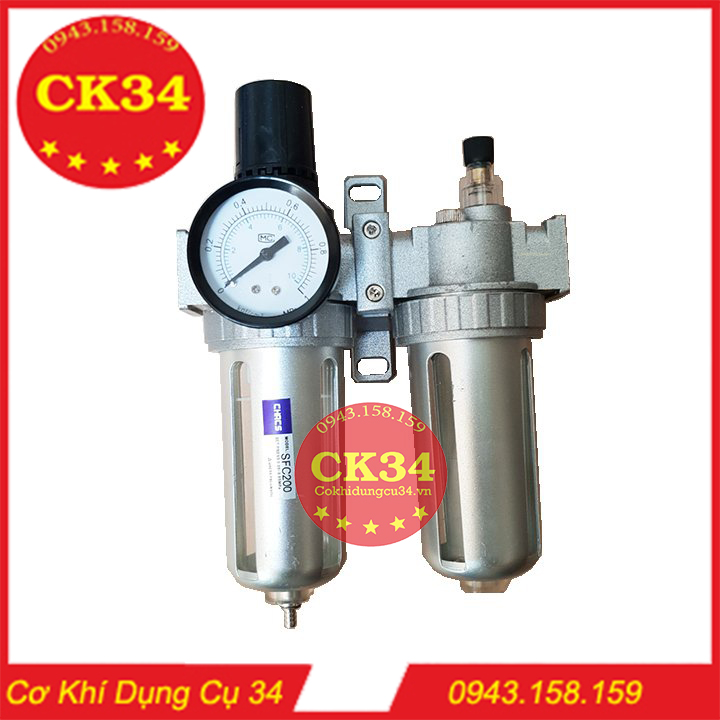 Bộ lọc nước đôi cho máy nén khí, máy phun sơn