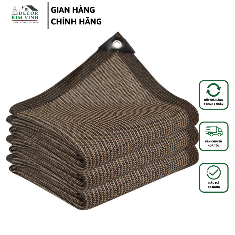 Lưới che nắng bạt che nắng ngoài trời decor kim vinh