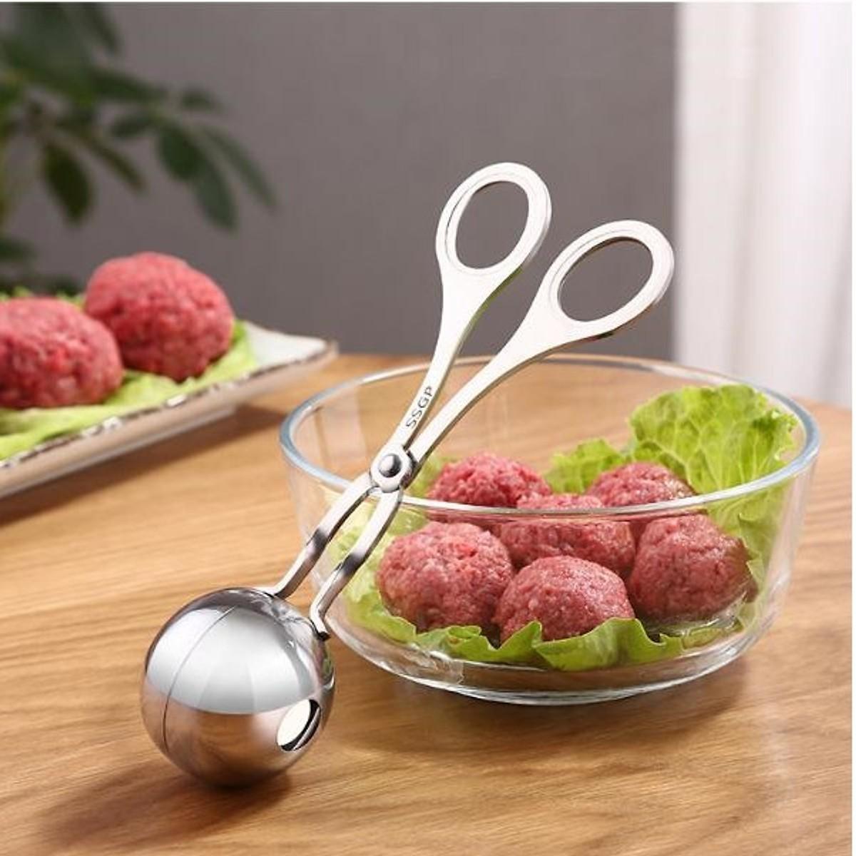 Dụng cụ làm cá viên, chả viên, thịt viên inox cao cấp không gỉ