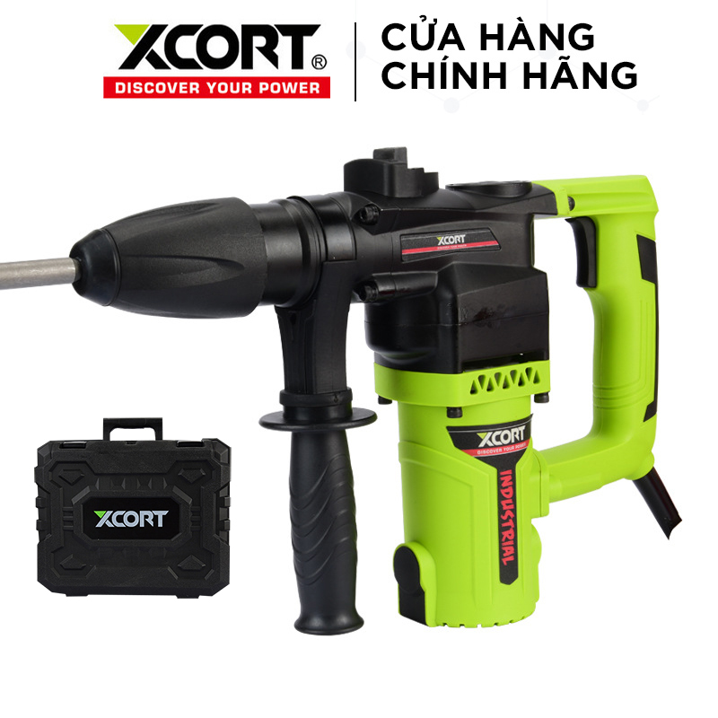 Máy khoan bê tông-Máy đục bê tông 1050W XCORT Cực Khỏe Nhỏ Gọn [CHÍNH HÃNG]