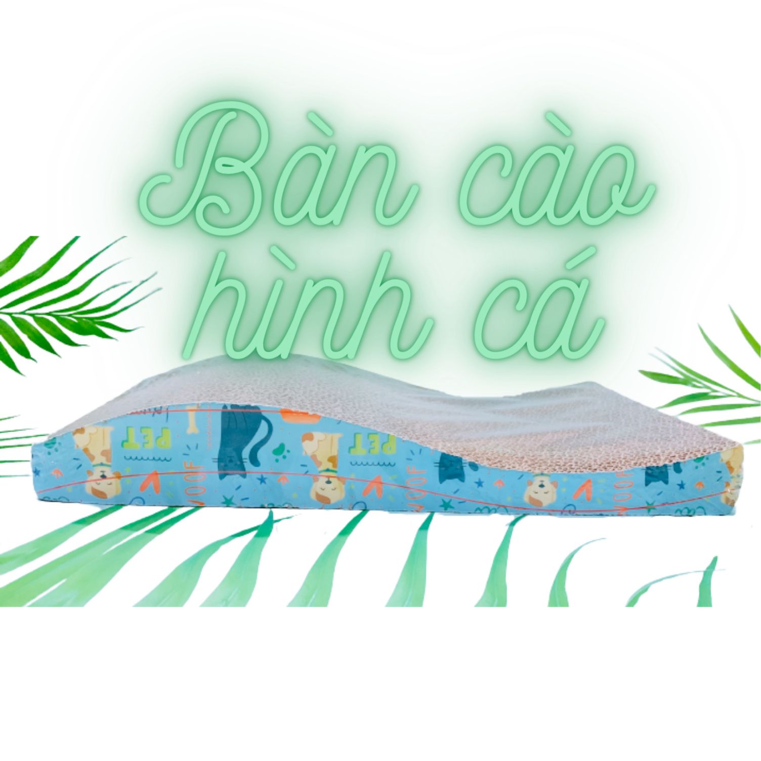 Bàn cào móng cho mèo, xả stress cho mèo có catnip