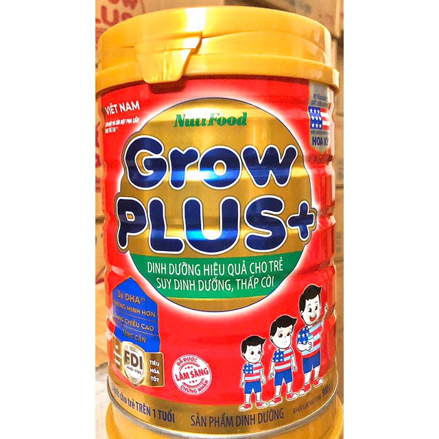 HCMSữa Bột Nutifood Grow Plus đỏ 900g