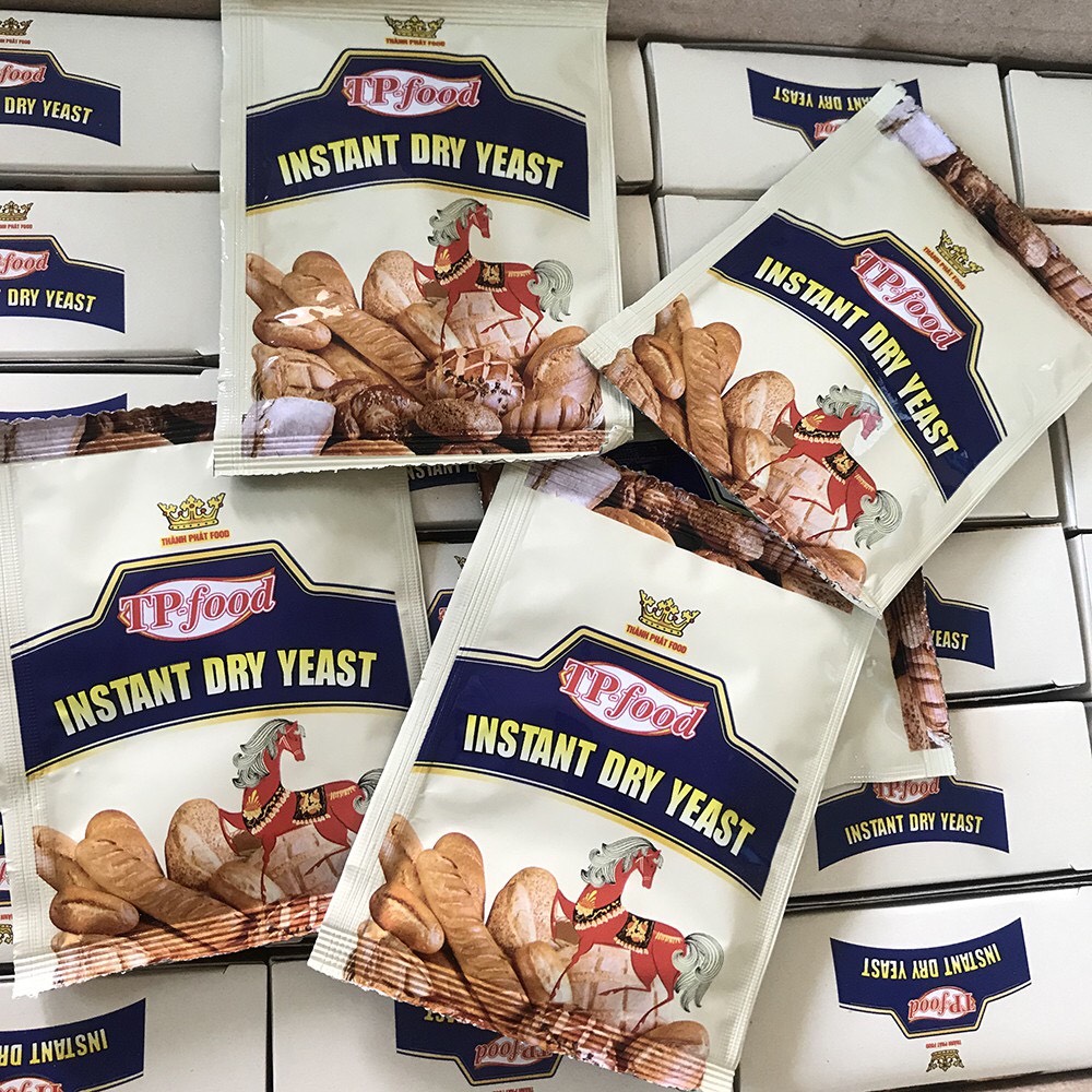 Men khô làm bánh mì, bánh bao và các loại bánh khác - Hộp 5 gói -  mỗi gói 10g