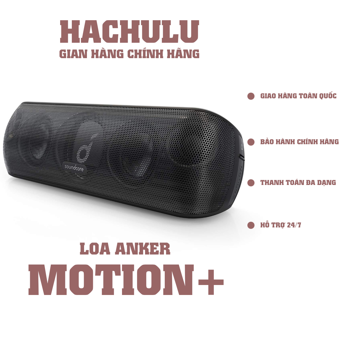 Loa bluetooth soundcore motion+ 30w - a3116 - hàng chính hãng