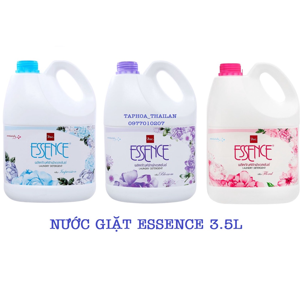 Nước giặt essence 3000ml đậm đặc, siêu sạch, siêu thơm hàng nhập khẩu thái lan