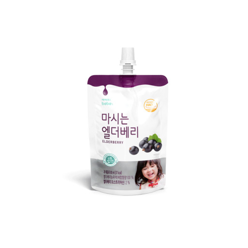 Gói lẻ Nước ép tăng đề kháng cho bé từ quả Elderberry Bebefood Hàn Quốc