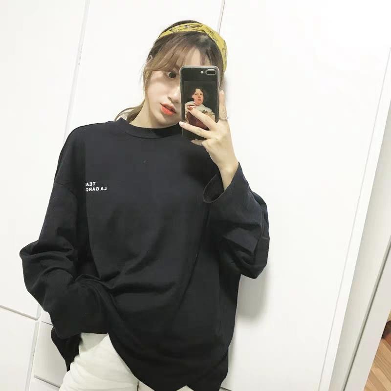 Áo thun nữ tay dài form rộng siêu hot ngọc hân fashion nuna