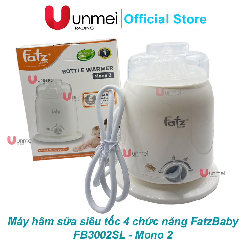 FREESHIP ĐẾN 50k BH 1 NĂM Máy hâm sữa 4 chức năng FATZ Fatzbaby FB3002SL -