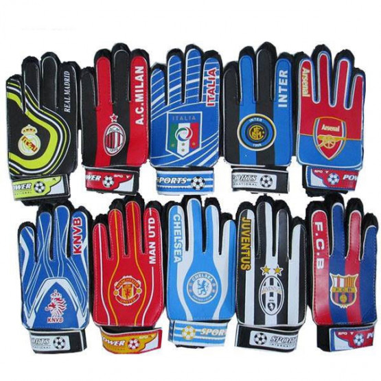 găng tay thủ môn dành cho trẻ Em màu sắc đội tuyển, găng tay bắt dính