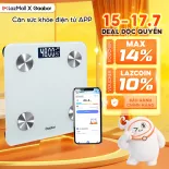 Cân điện tử thông minh Gaabor GWS-M02A cân sức khỏe kết nối bluetooth phân tích 20 chỉ số cơ thể lượng chất khoa học - App tiếng Việt OKOK - Bảo hành 1 đổi 1
