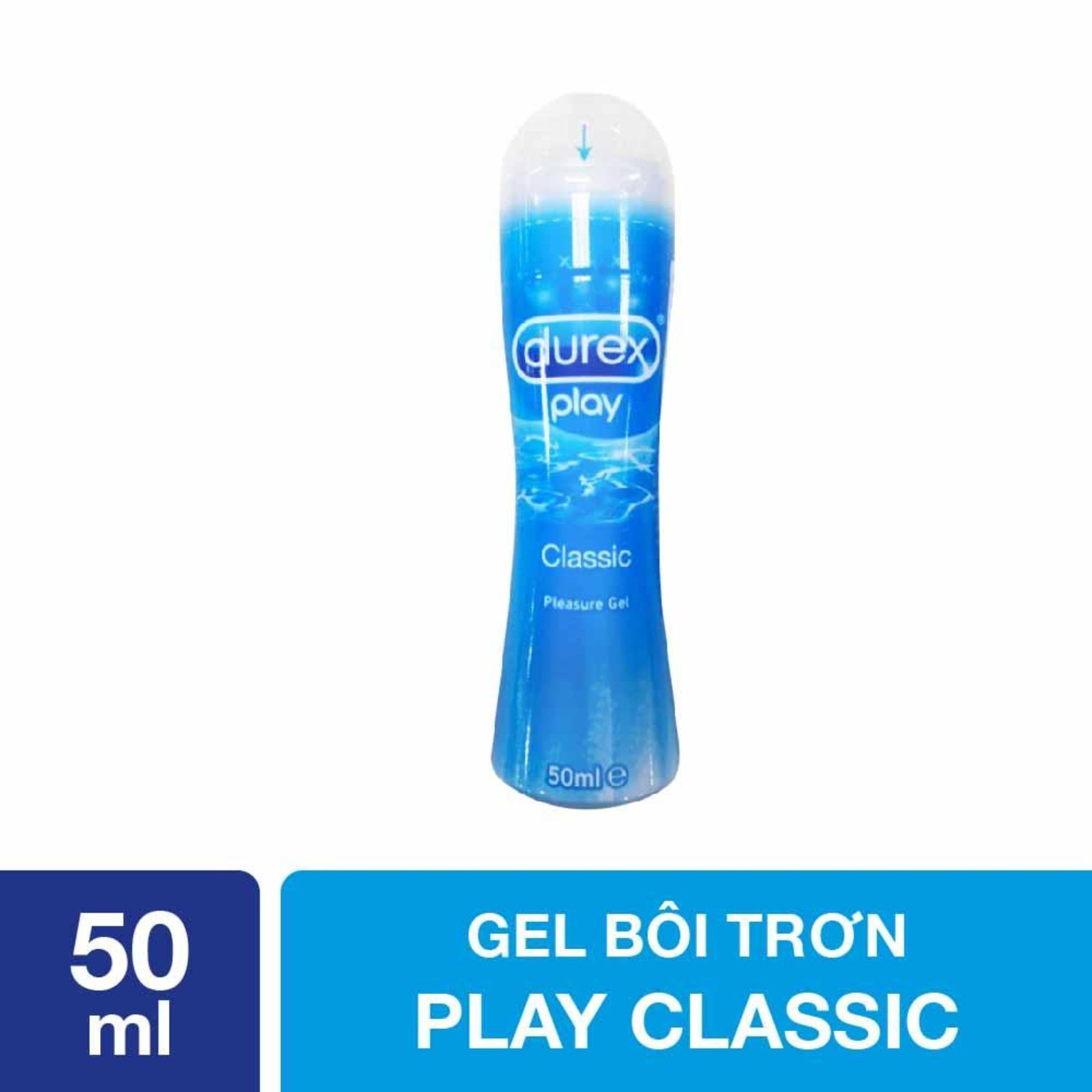 [HCM]Gel bôi trơn Durex Play Classic 50ml tăng độ ẩm vùng kín tạo cảm giác mịn màng êm ái làm thăng hoa cuộc yêu