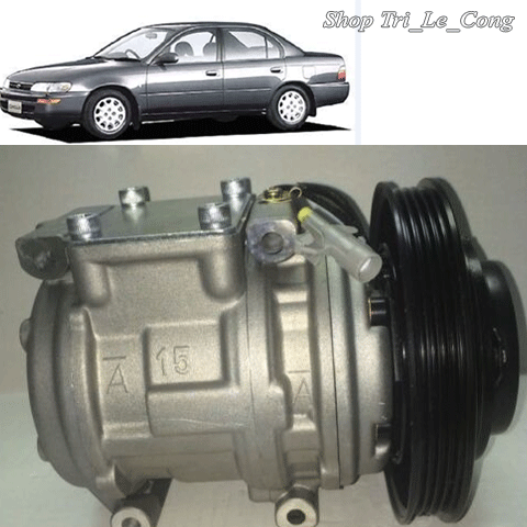 Toyota Corolla 1992-1997 95 1996 Lốc lạnh xe hơi ô tô block cục máy nén khí điều hòa hàng bãi mới 1.6 1.3 đời 1993 94 Giá 3,641,359 Đồng*Miễn phí vận chuyển