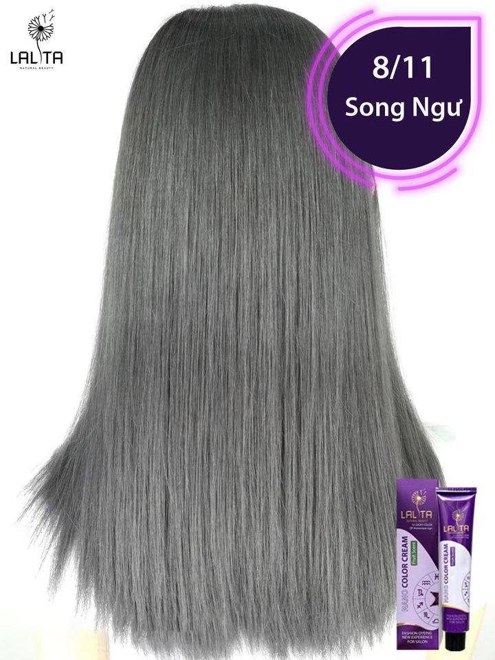 Thuốc Nhuộm Tóc Màu Xám Khói 811 Light Blonde Ash Hair Dye Cream  Shopee  Việt Nam