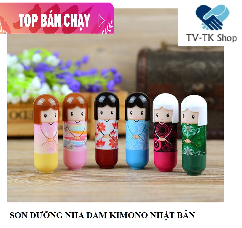 Son dưỡng môi nha đam hình kimono - mẫu mới