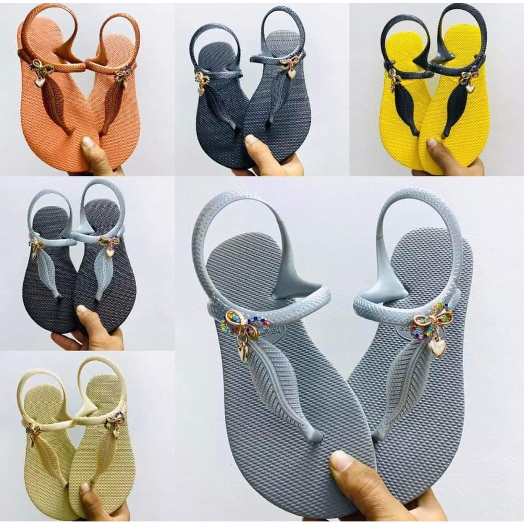 Dép lào/dép kẹp xốp thái lan quai lá hoa siêu đẹp