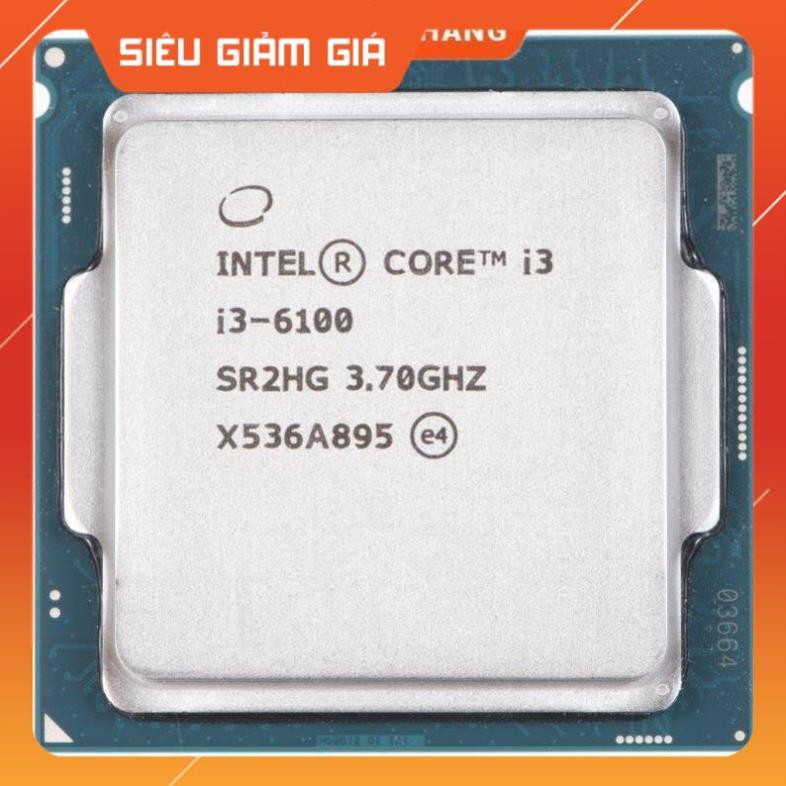 BỘ VI XỬ LÝ Intel® CORE™ i3-6100, CPU i3 6100, CHIP socket 1151