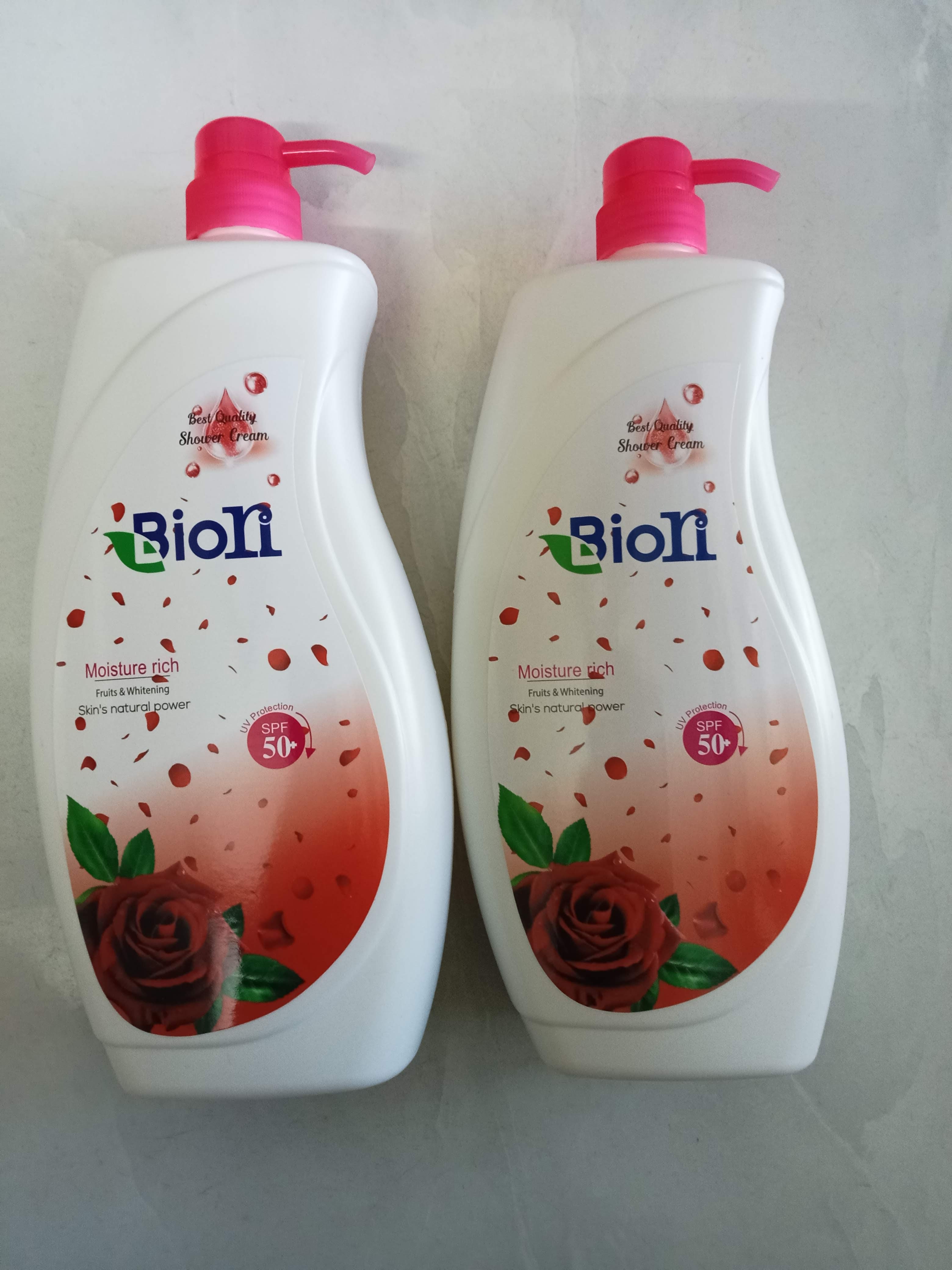 Combo sữa tắm trắng da biori 1200ml
