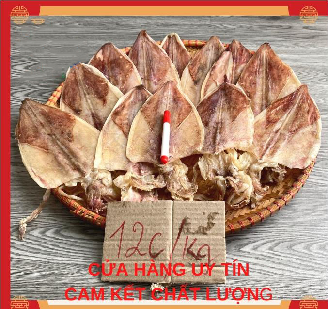 Mực khô size to 12 con/ kg hàng ngon cao cấp biếu tết, mực khô nguyên con bao ăn - giá cực rẻ, mực khô rim nước mắm, mực khô chiên nướng, quà biếu tặng khách hàng, mực thơm ngọt thịt tự nhiên, dày mình, món ăn ngày tết