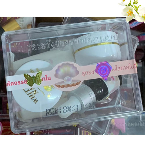 Bộ kem dưỡng trắng da ngọc trai yanhee thái lan