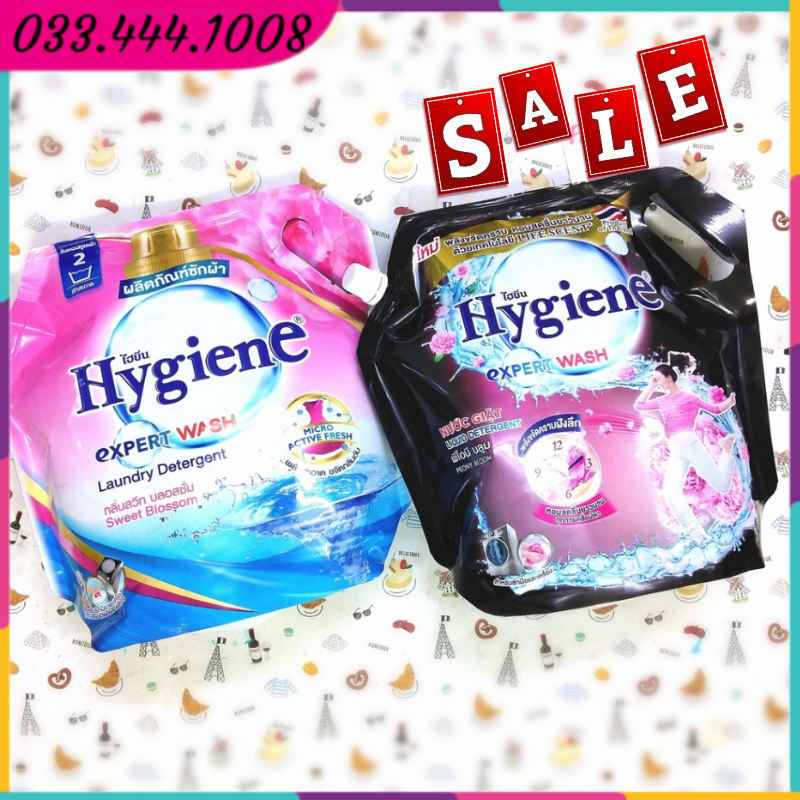 Nước giặt hương thơm đậm đặc hygiene expert wash thái lan 1800ml