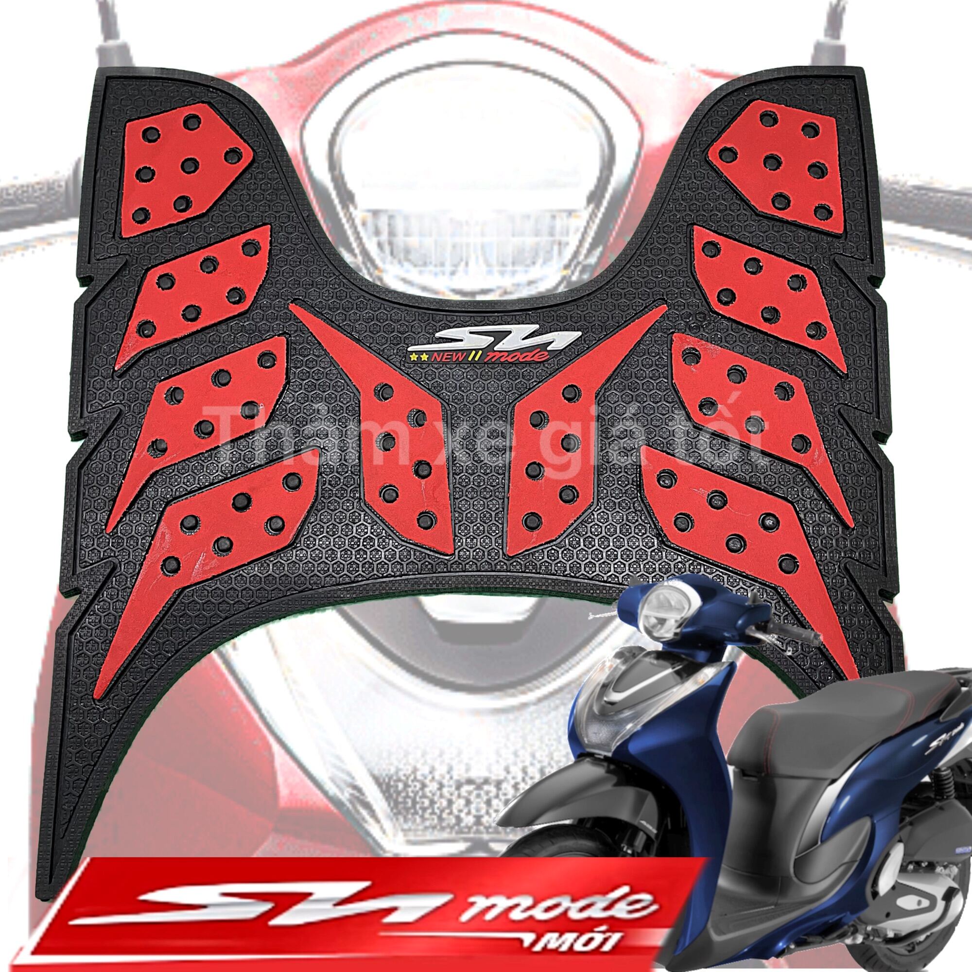Thảm xe sh mode 2020, thảm cao su lót sàn honda sh mode 2020