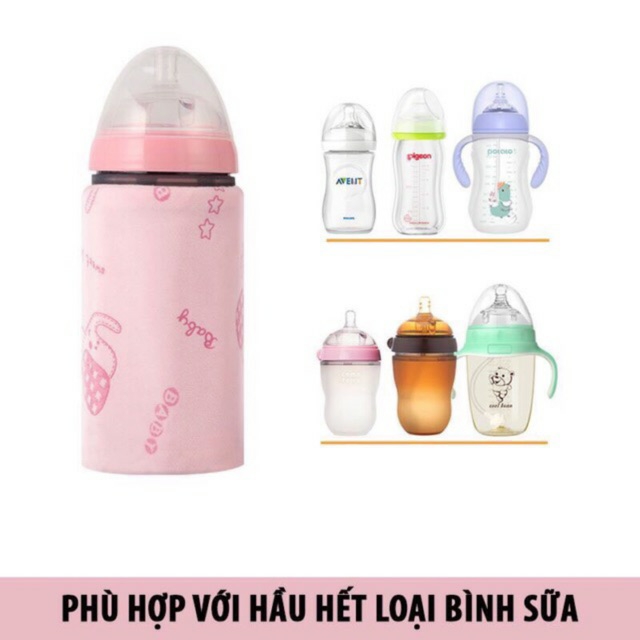 Túi ủ bình sữa, túi giữ nhiệt bình sữa phù hợp mọi loại bình
