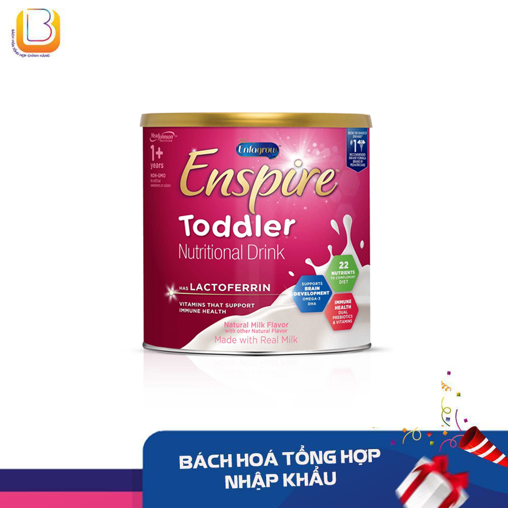 Sữa bột enfagrow enspire toddler lactoferin lactoferin dành cho trẻ 1 tuổi 680g hồng mỹ