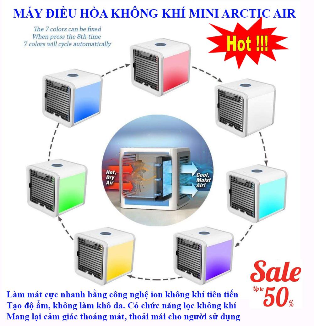 [HCM]Máy Điều Hòa Mini Bằng Nước Đá Công Suất Lớnquạt hơi nước máy điều hòa miniLàm mát cực nhanh bằng công nghệ ion tiên tiến Có khay chứa nước phun sương làm mát sâu