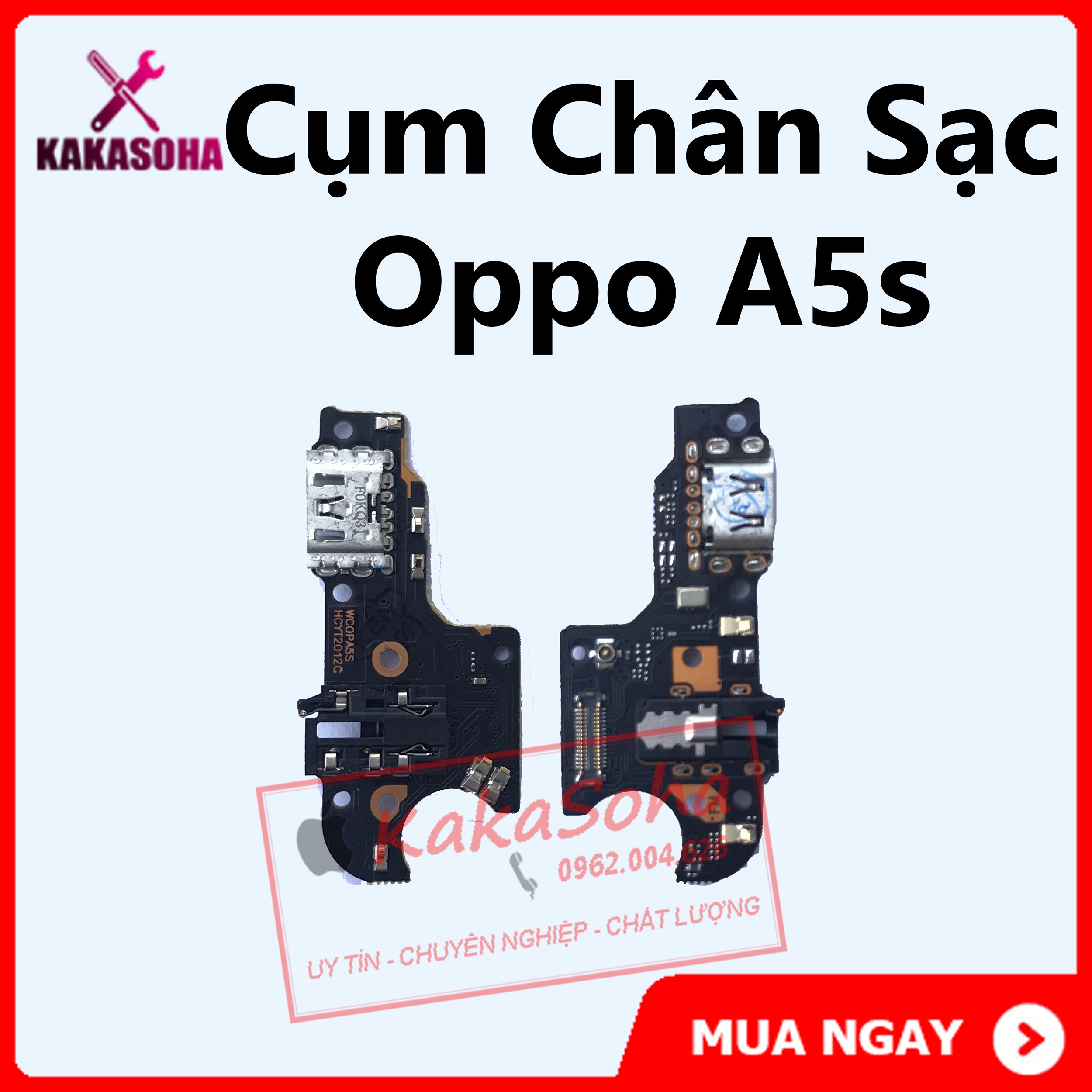 Cụm Chân Sạc oppo A5s, bo chân sạc oppo a5s