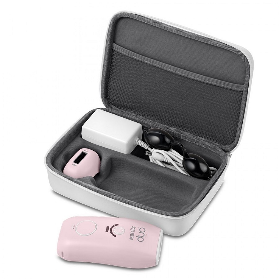 Máy triệt lông cá nhân công nghệ kép ipl&aft homedics duo lite ipl-hh180