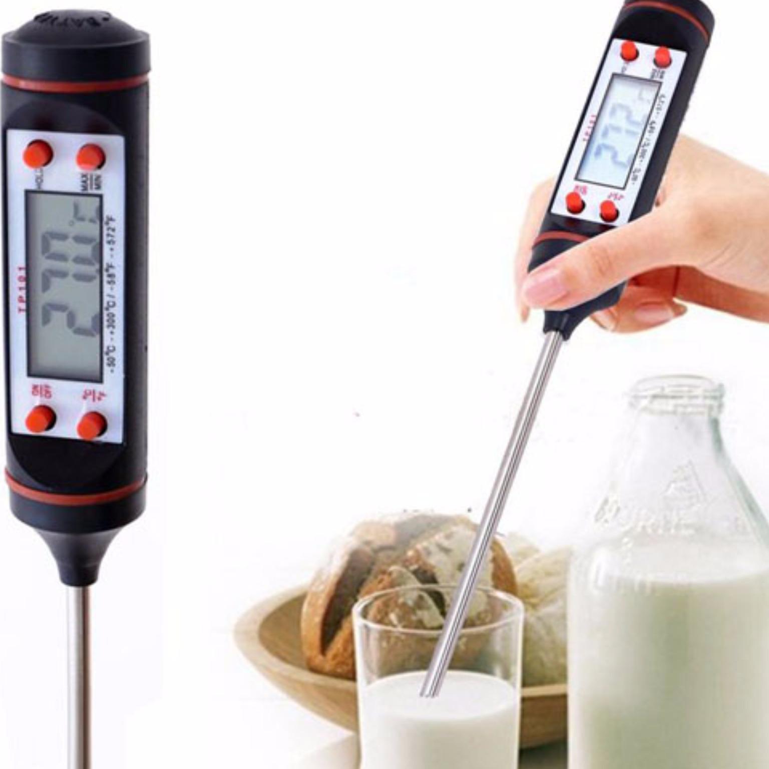 Nhiệt kế pha sữa,nhiệt kế nấu ăn, đo nước tắm cho bé-máy đo nhiệt độ nước pha sữa que đo nhiệt độ thực phẩm tp101 đẹp, kiểm nhiệt độ chính xác cho các món ăn ngon hàng ngày