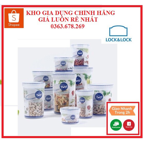 Hộp nhựa bảo quản Lock&Lock Twist từ 150ml đến 1900ml