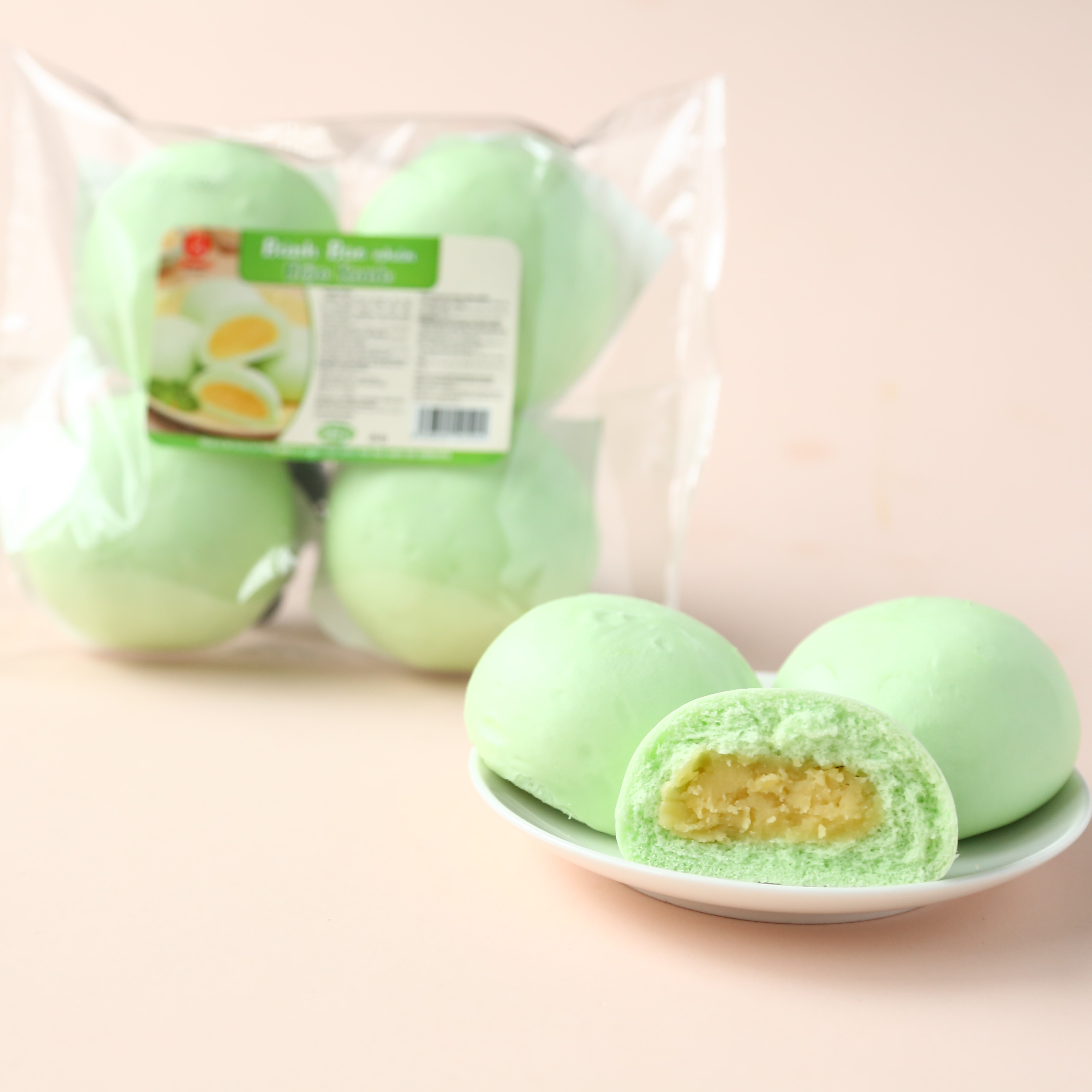 Bánh bao nhân đậu xanh thọ phát food 280g