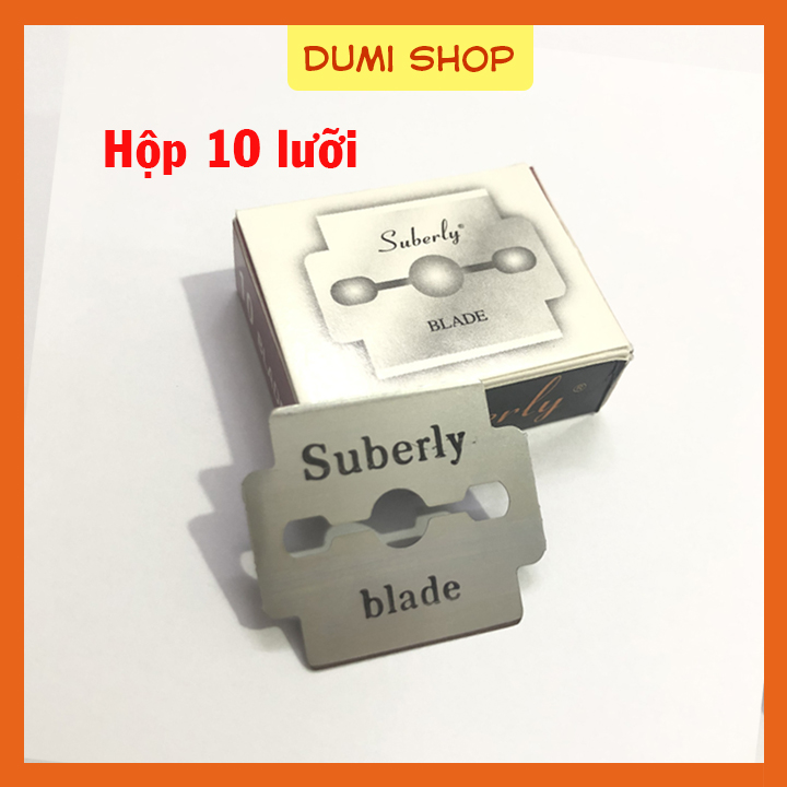 Hộp 10 lưỡi dao cạo gót chân thay thế - lưỡi dao bào gót chân tẩy da chết - dumi shop