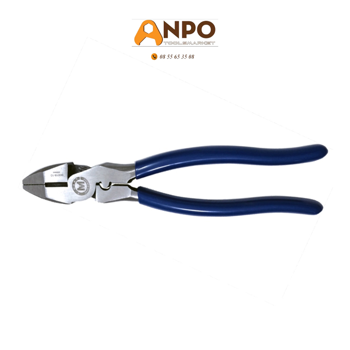 Kìm điện cán xanh b0019-10 c-mart